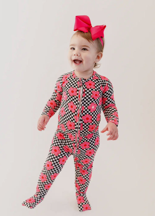 Checkered Daisy Bamboo Sleeper