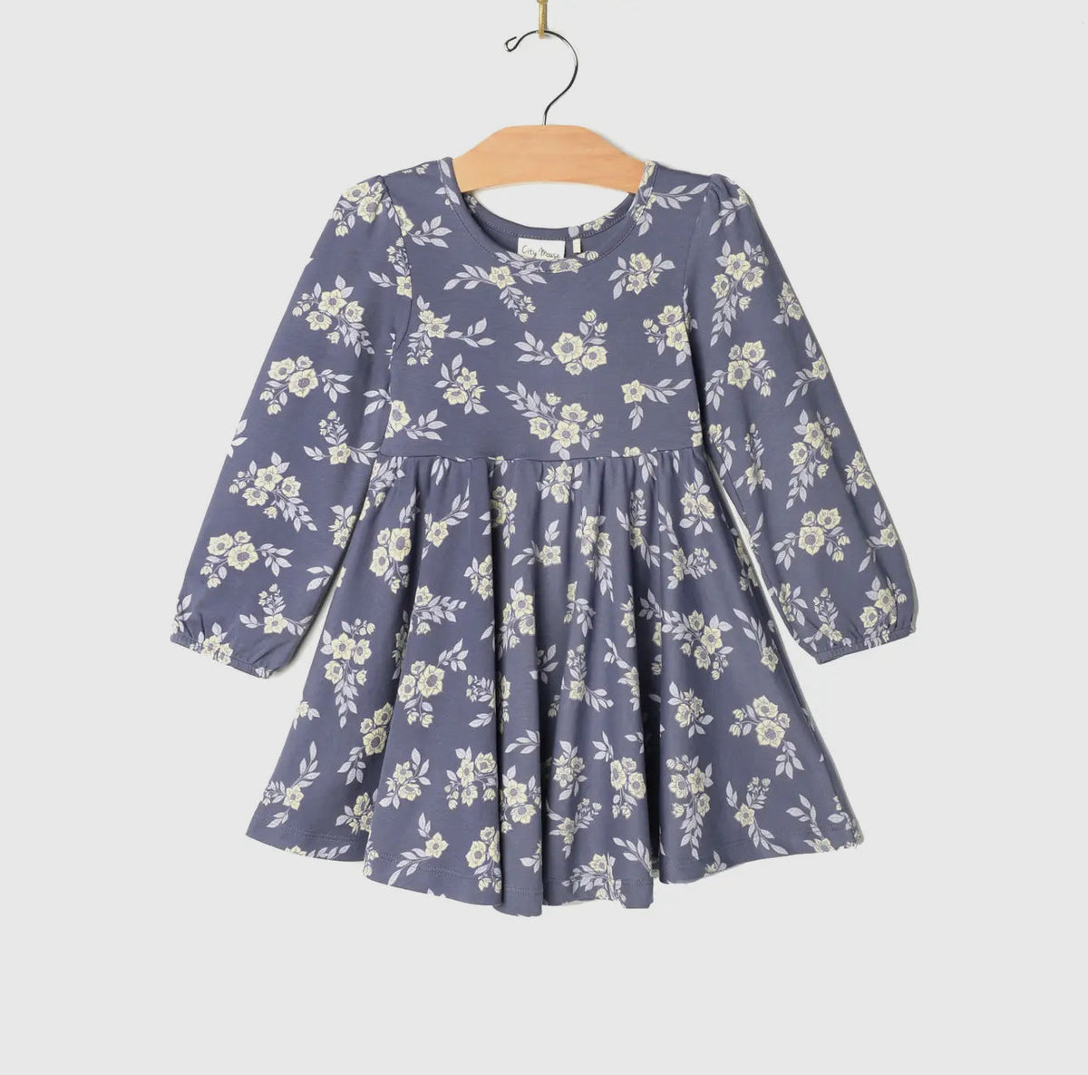 City Mouse Twirl Dress- Hellebore