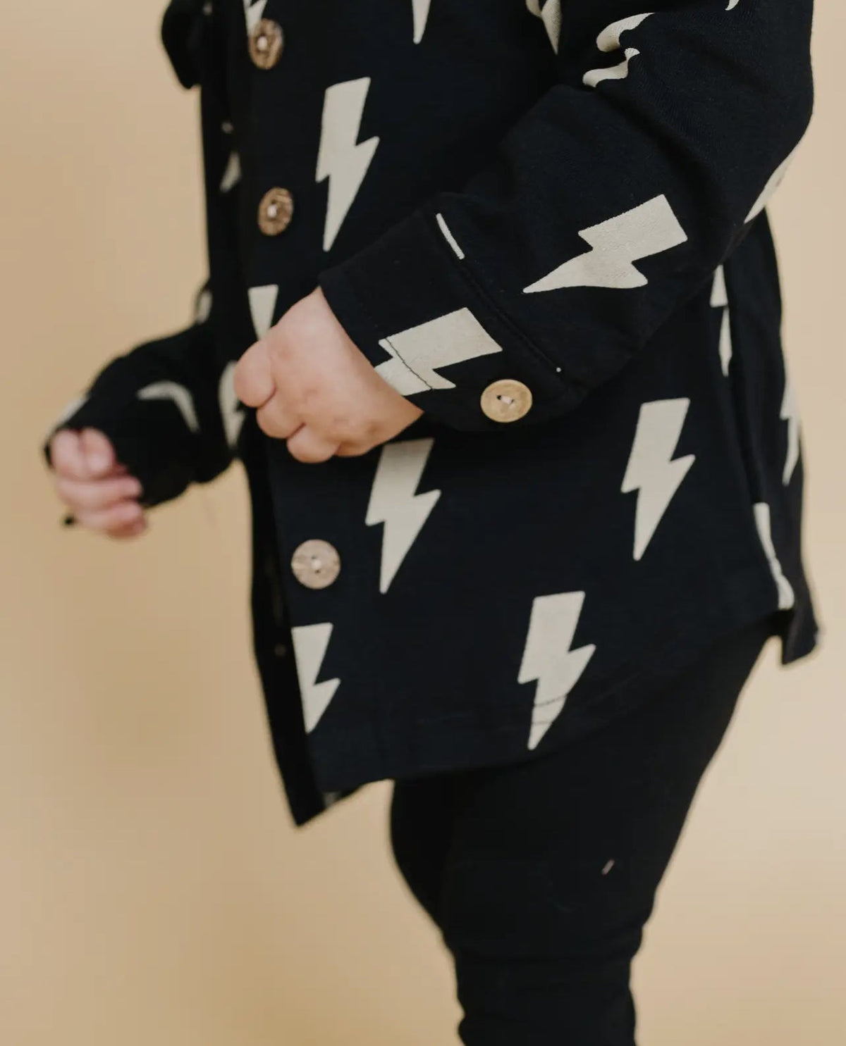 Black Bolts Shacket